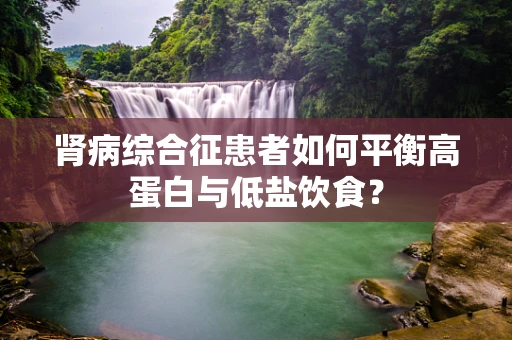 肾病综合征患者如何平衡高蛋白与低盐饮食？