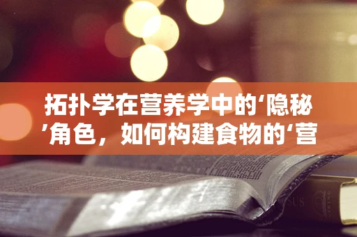 拓扑学在营养学中的‘隐秘’角色，如何构建食物的‘营养空间’？