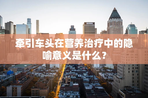 牵引车头在营养治疗中的隐喻意义是什么？