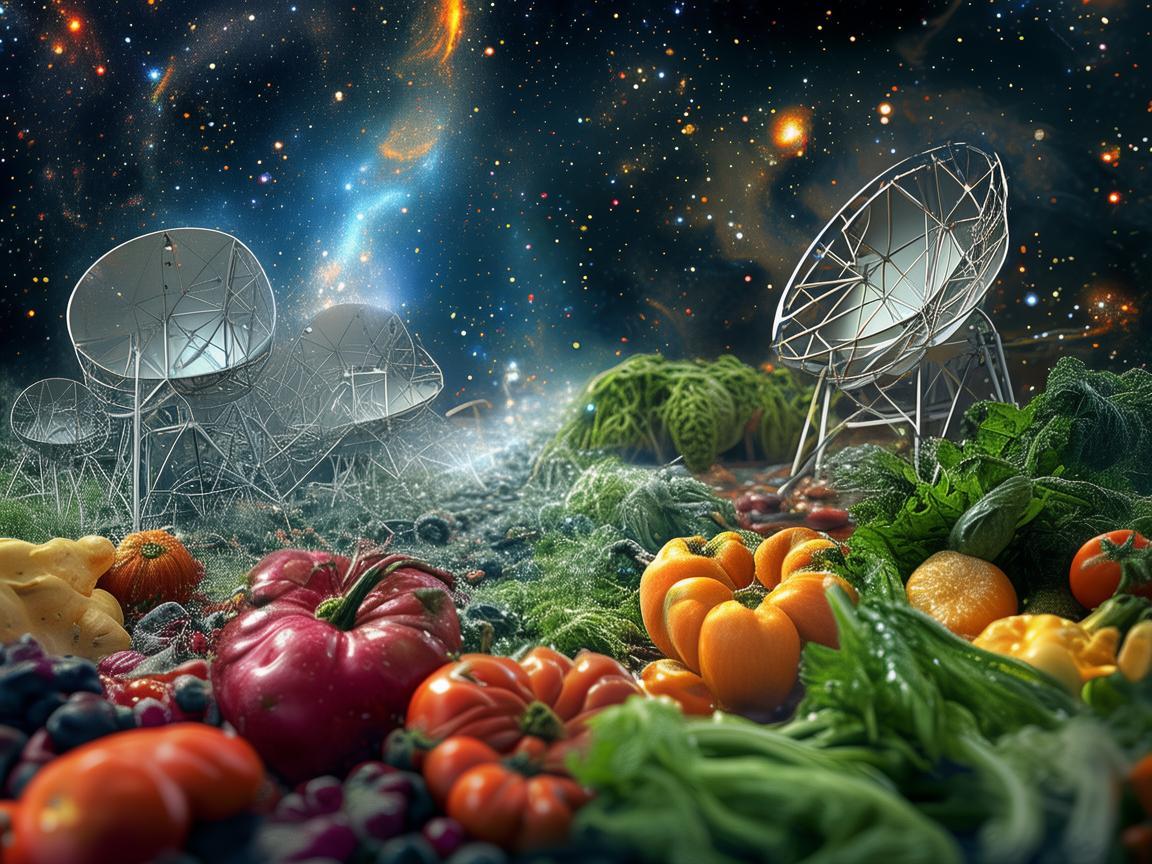 射电天文学与营养健康，宇宙射线对人类饮食需求的影响？