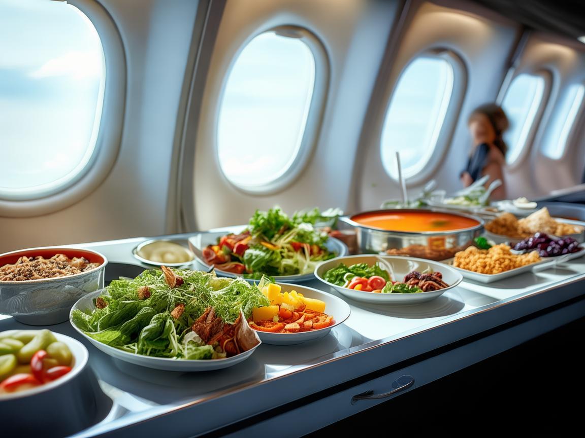 飞机餐的‘营养陷阱’，如何在万米高空吃得既健康又满足？