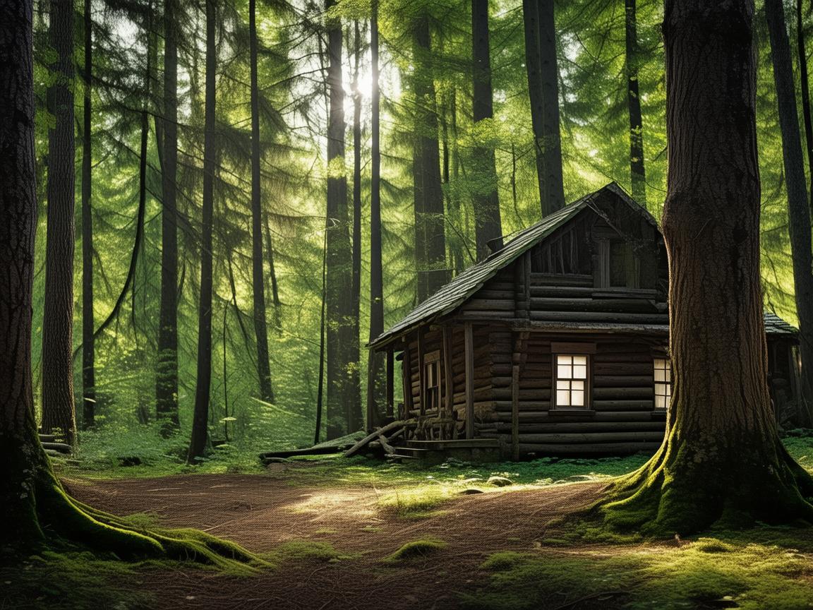 森林木屋，自然疗愈的隐秘角落？