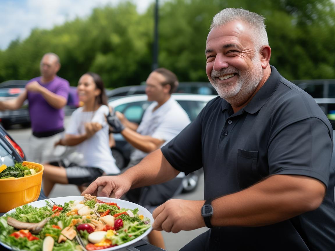 出租车司机，如何在停车场保持营养均衡？